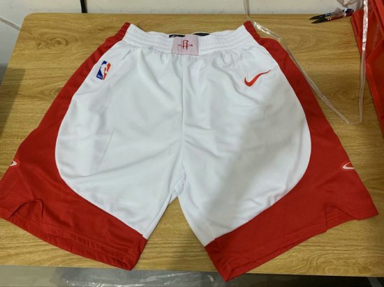 NBA Houston Rockets 2019 shorts blanc imprimé